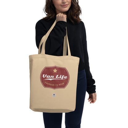 Vanwear Van Life Organic Tote Bag - Gold Star Dual Colour