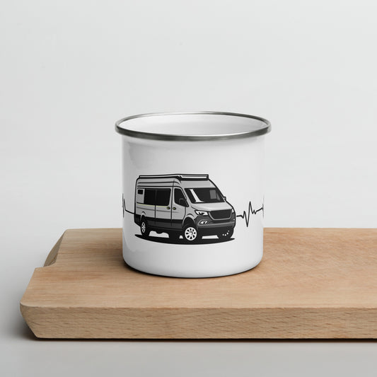 Vanwear Enamel Travel Mug - Motorhome / Campervan / Auto Sleeper