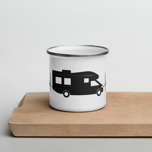 Vanwear Enamel Travel Mug - Motorhome