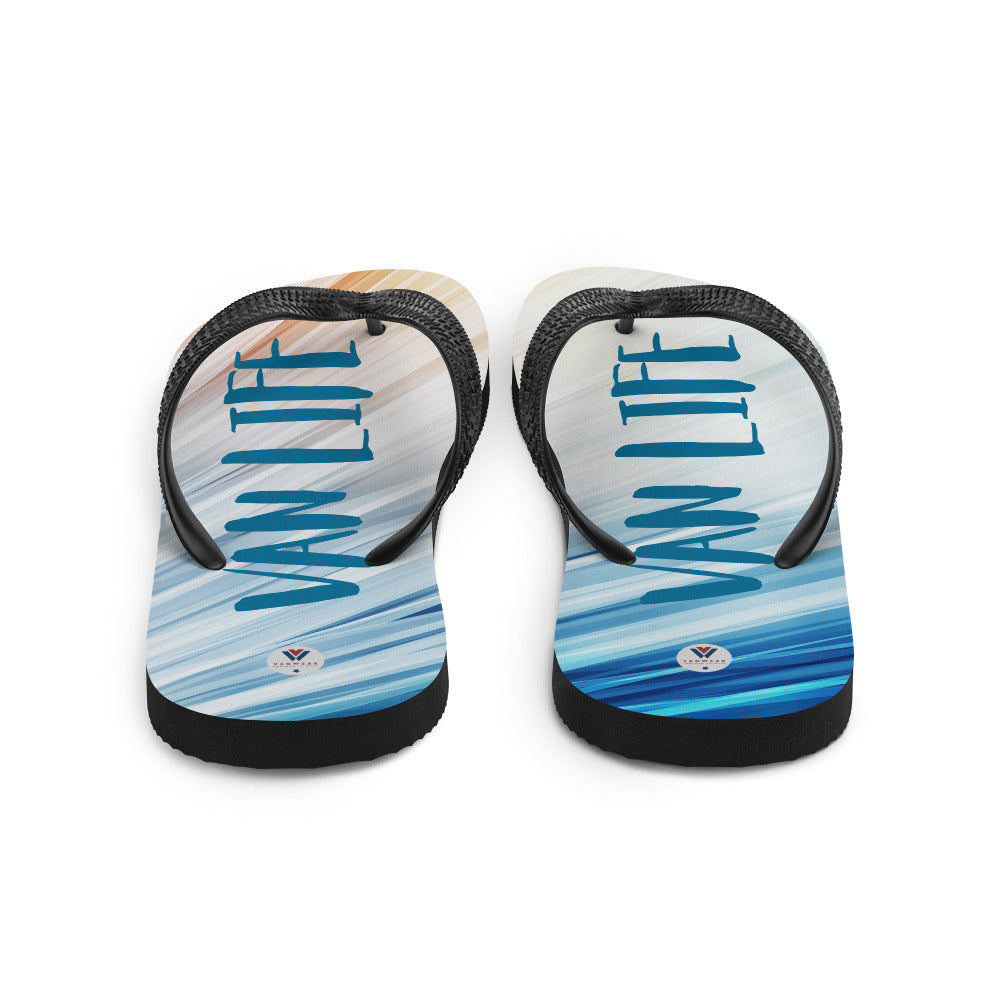 Vanwear Van Life Flip-Flops - Sea Breeze