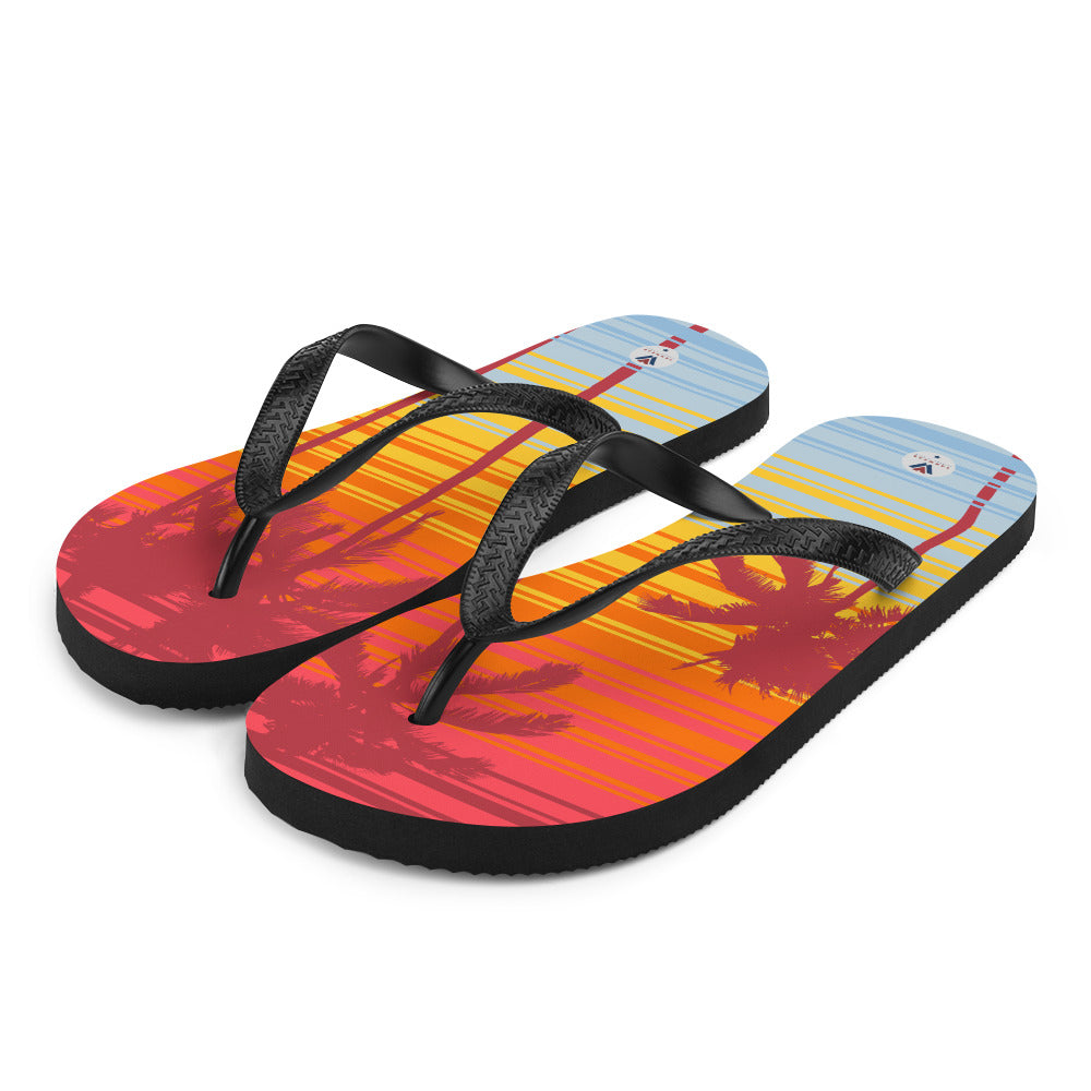 Vanwear Van Life Flip-Flops - LA Palms