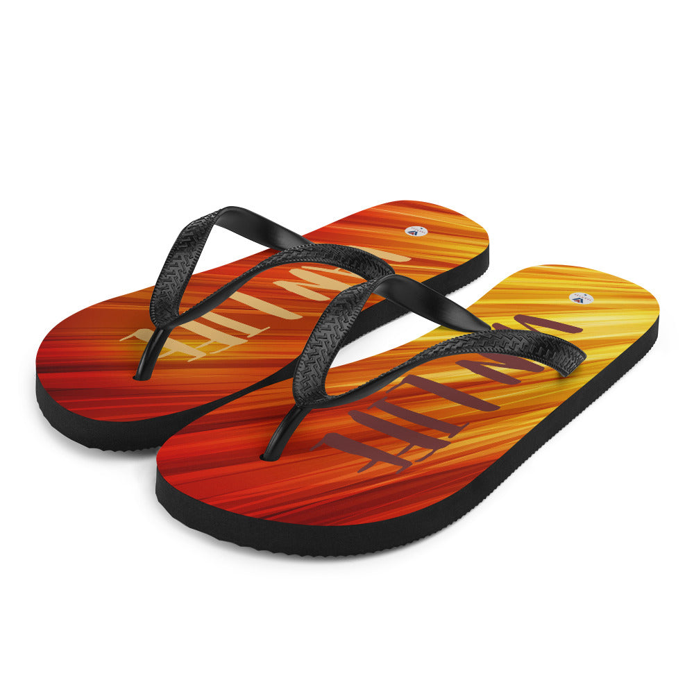 Vanwear Van Life Flip-Flops - Sunset Blaze