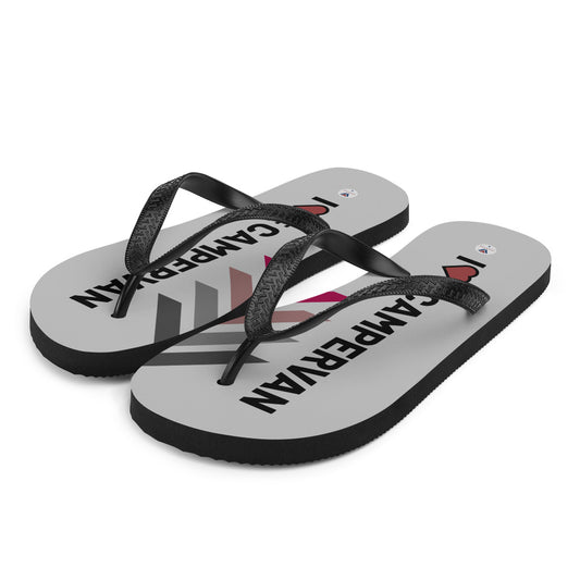 Vanwear Van Life Flip-Flops - Campervan Love Grey