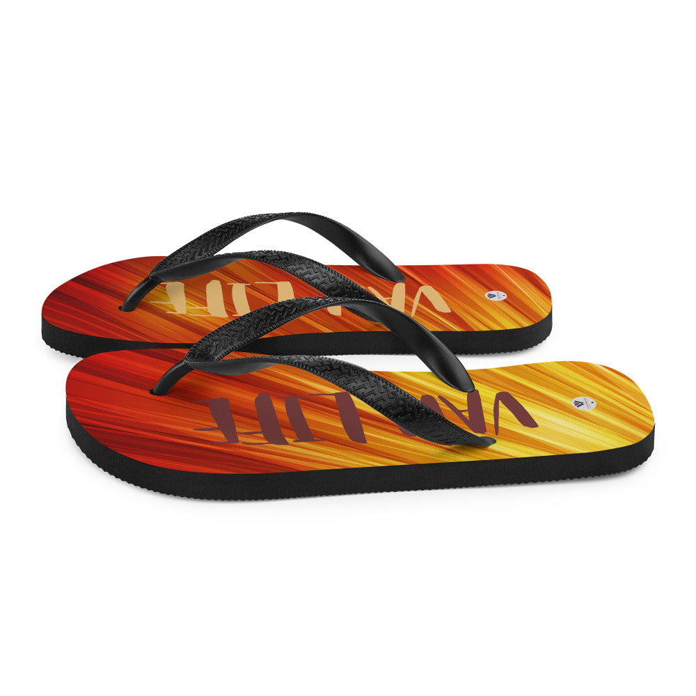 Vanwear Van Life Flip-Flops - Sunset Blaze