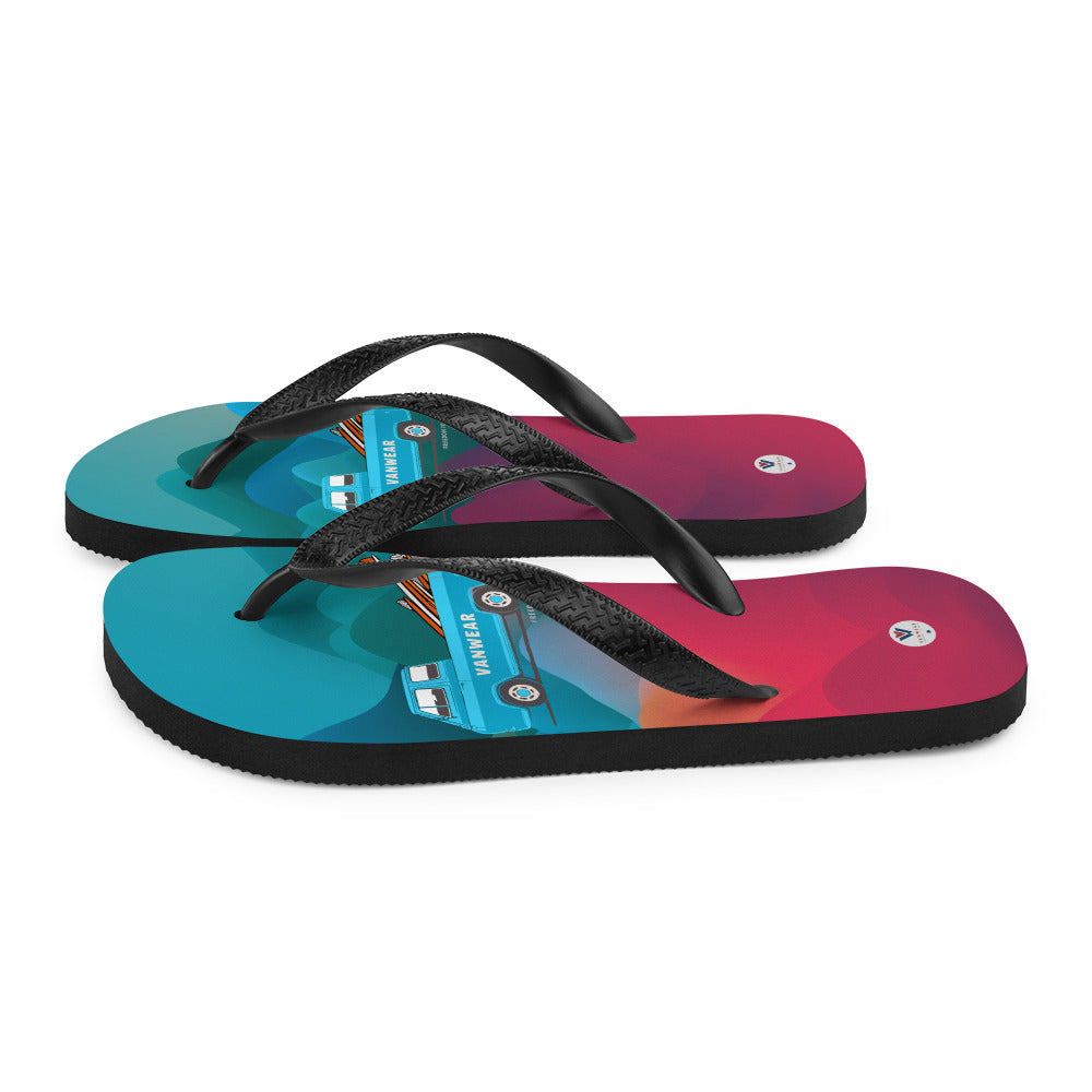 Vanwear Van Life Flip-Flops - Surf's Up!