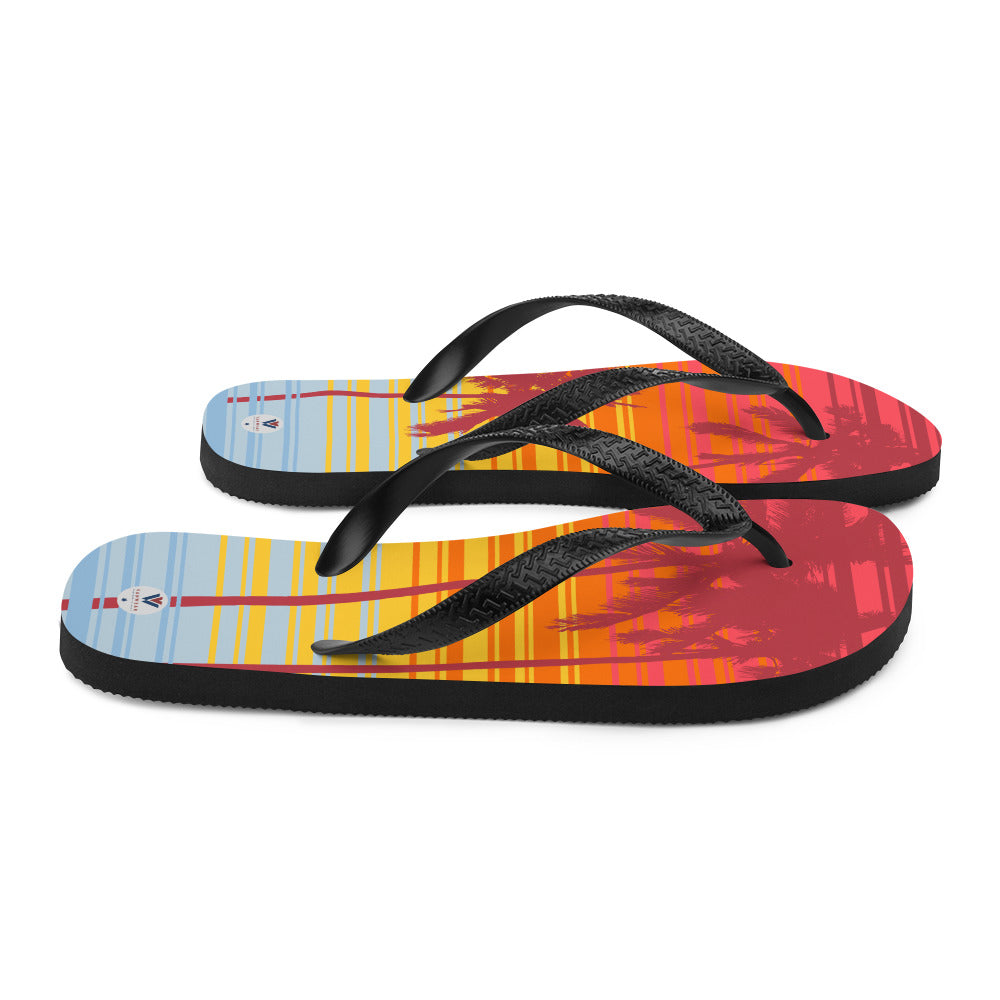 Vanwear Van Life Flip-Flops - LA Palms