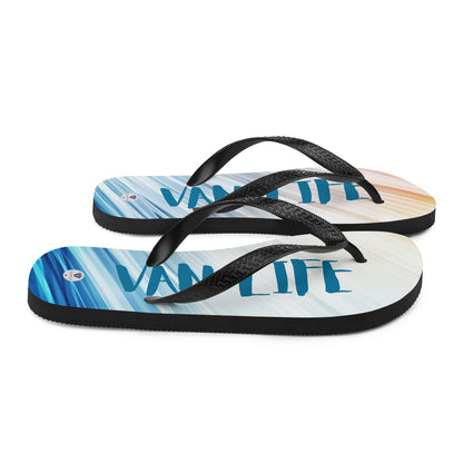 Vanwear Van Life Flip-Flops - Sea Breeze