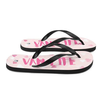 Vanwear Van Life Flip-Flops - Pink Passion