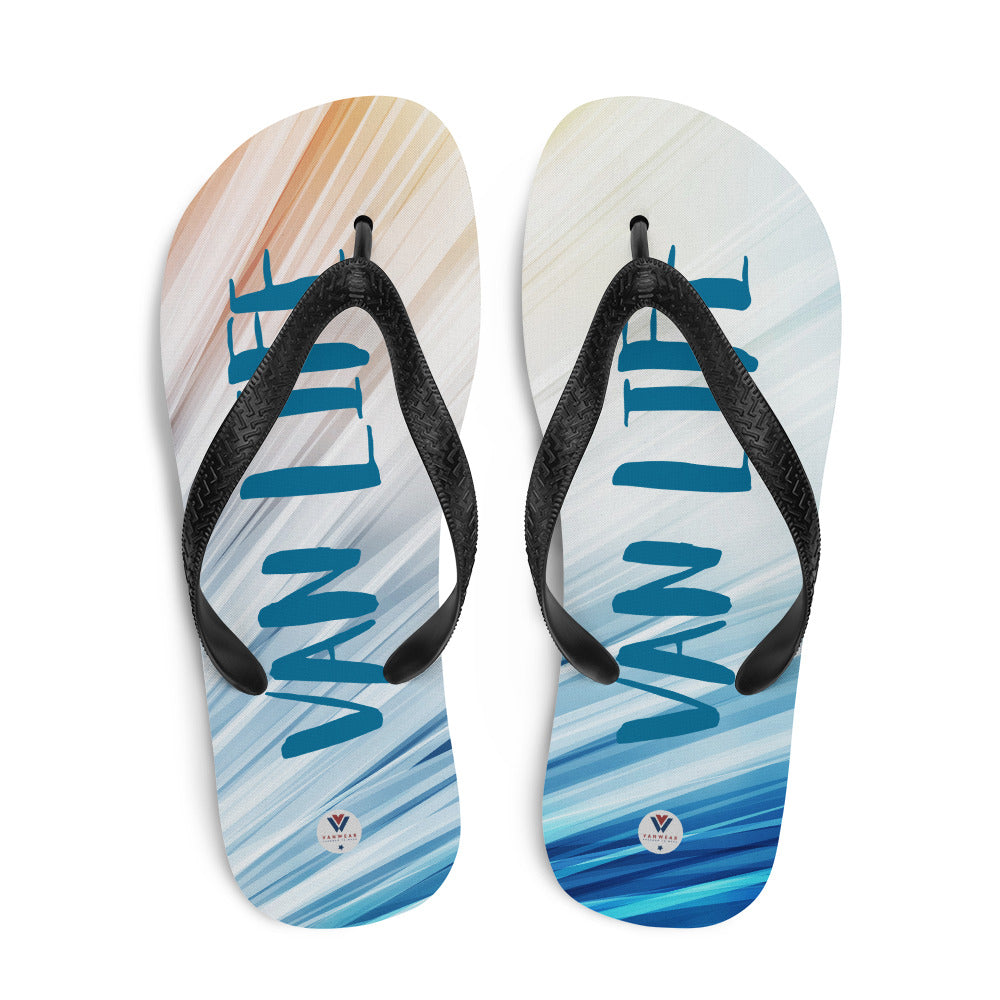 Vanwear Van Life Flip-Flops - Sea Breeze