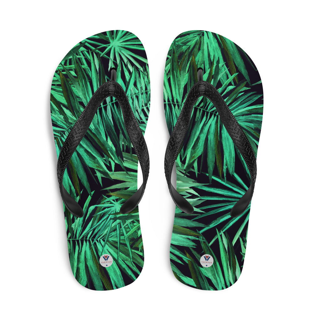 Vanwear Van Life Flip-Flops - Palm Leaves