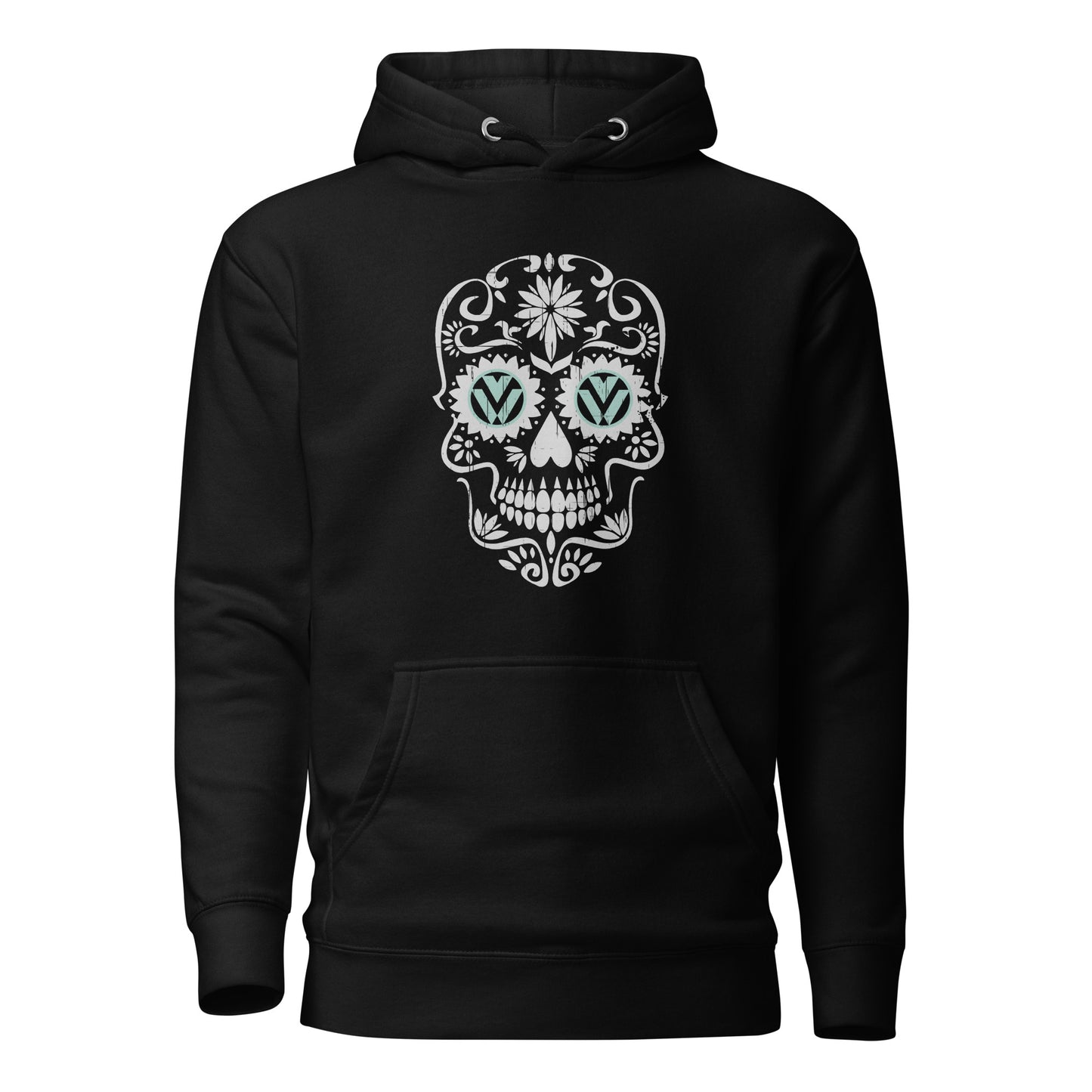 Vanwear Sugar Candy Skull VW Volkswagen Campervan Hoodie