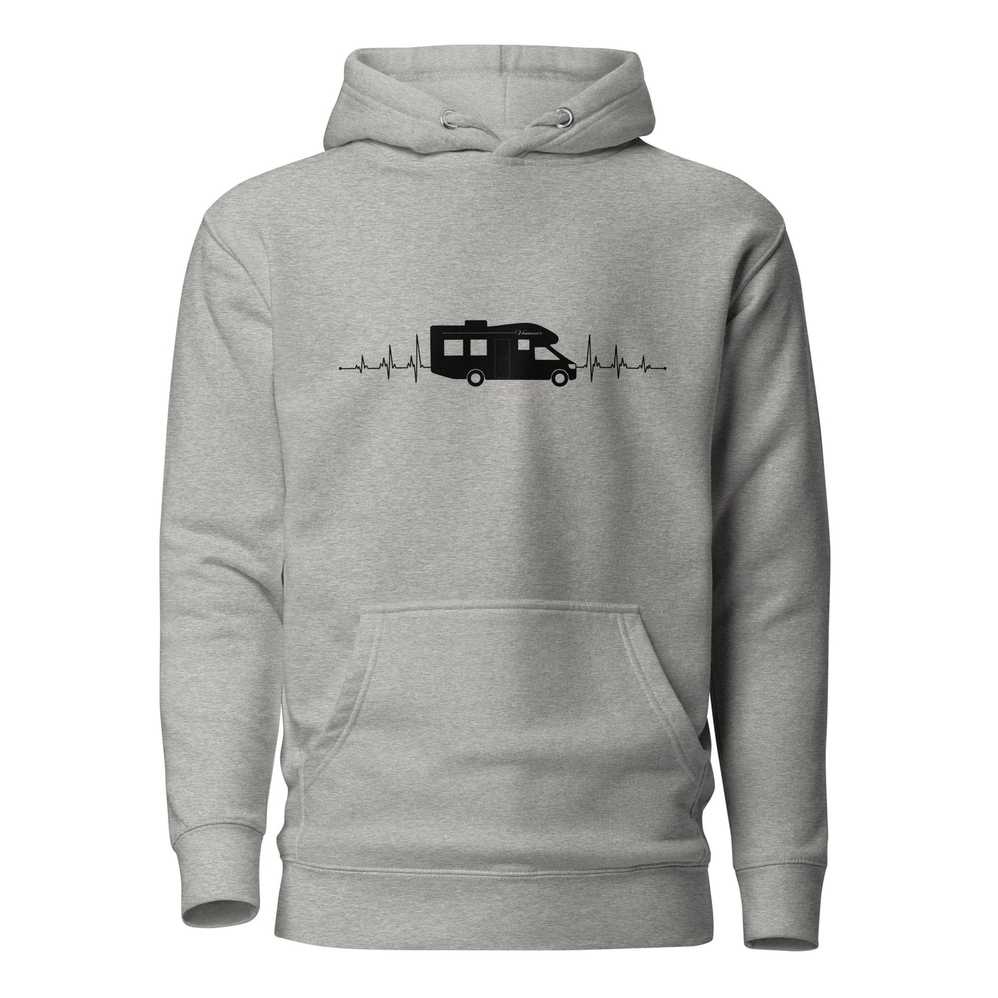 Vanwear Motorhome Heartbeat Unisex Hoodie