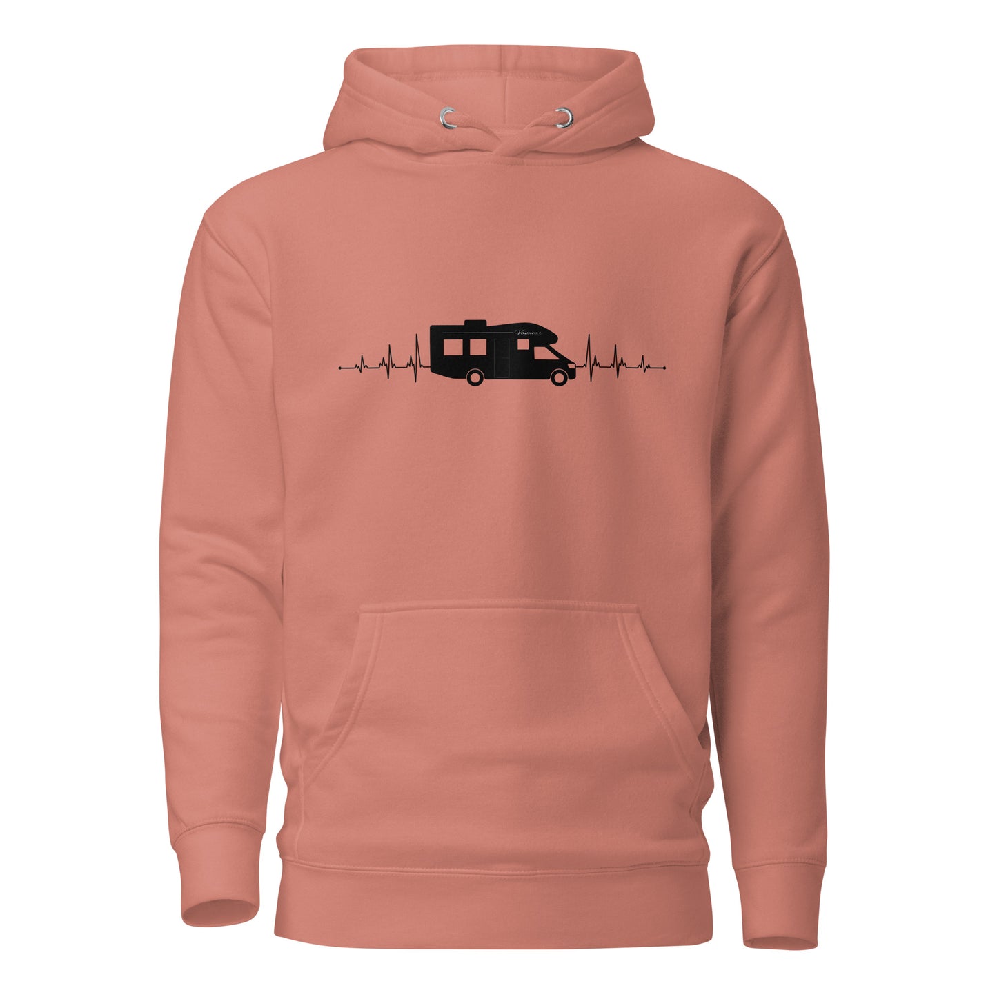 Vanwear Motorhome Heartbeat Unisex Hoodie