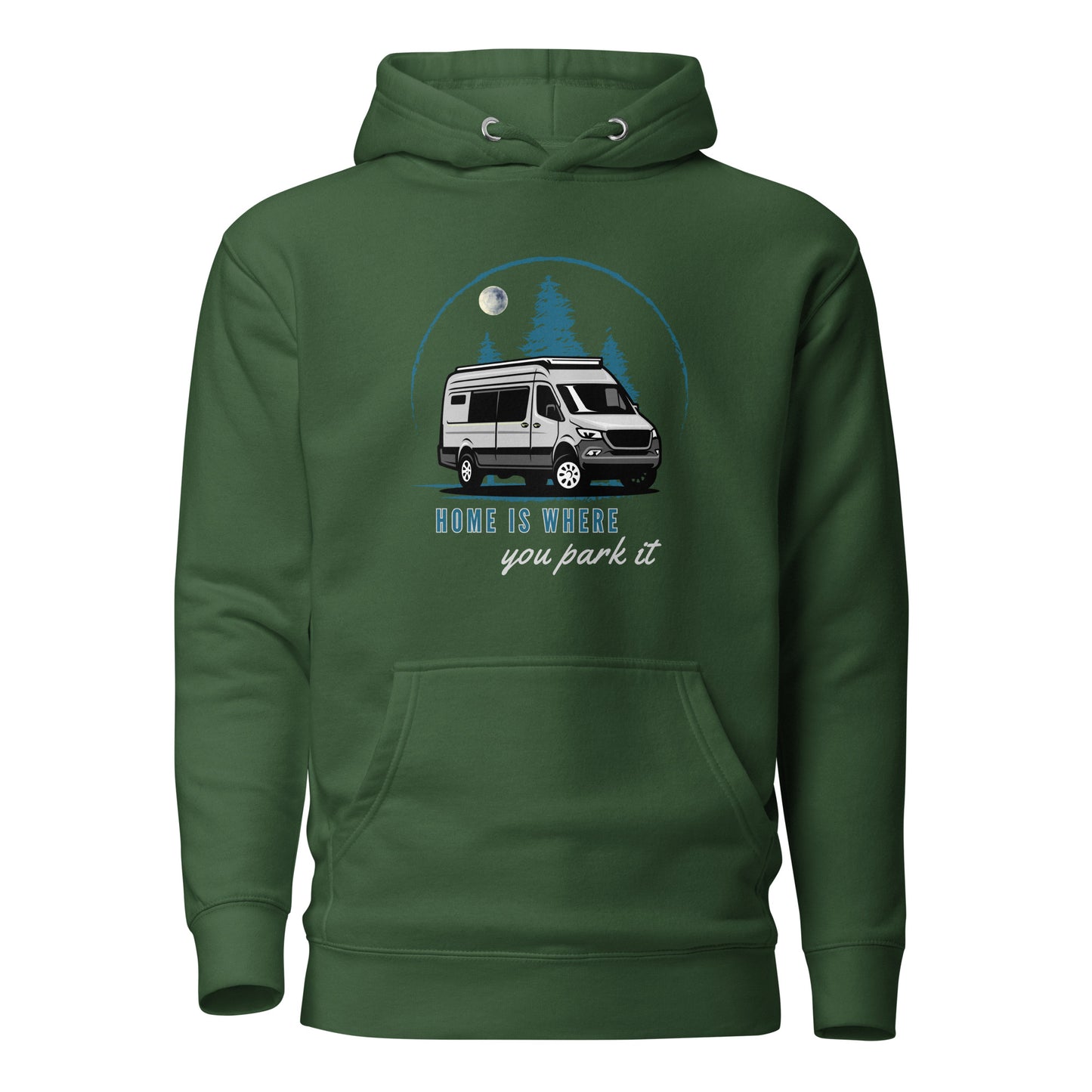 Home is Where You Park it Motorhome Campervan Hoodie