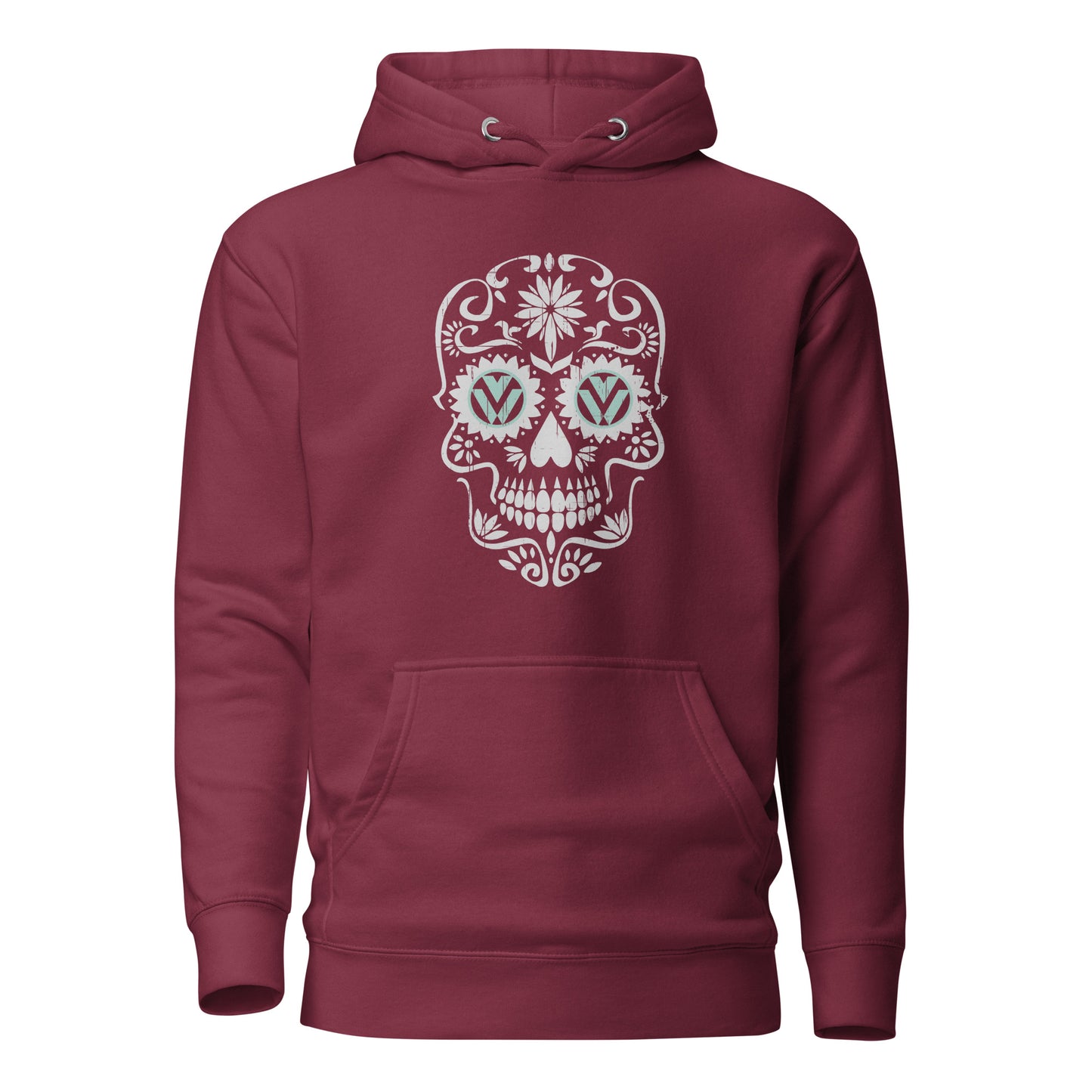 Vanwear Sugar Candy Skull VW Volkswagen Campervan Hoodie