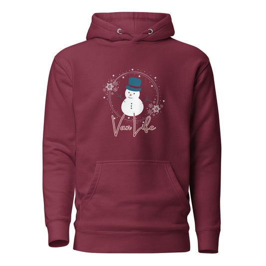 Vanwear Van Life Christmas Hoodie - Snowman