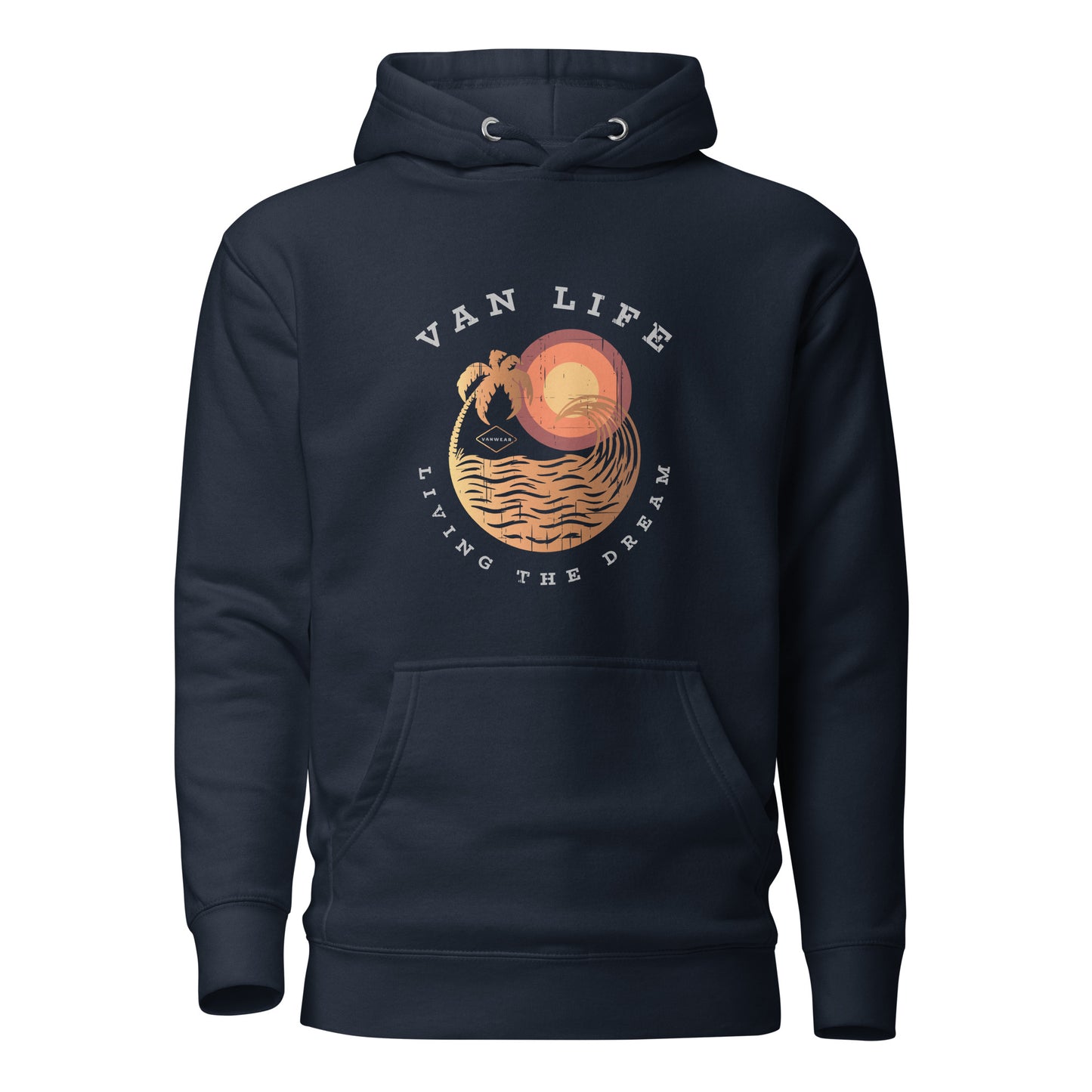 Vanwear Van Life Hoodie - Sunset Wave