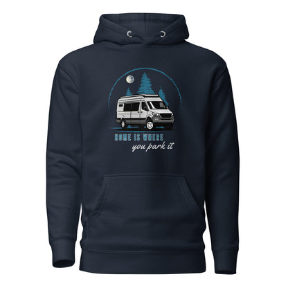 Home is Where You Park it Motorhome Campervan Hoodie - Bolero