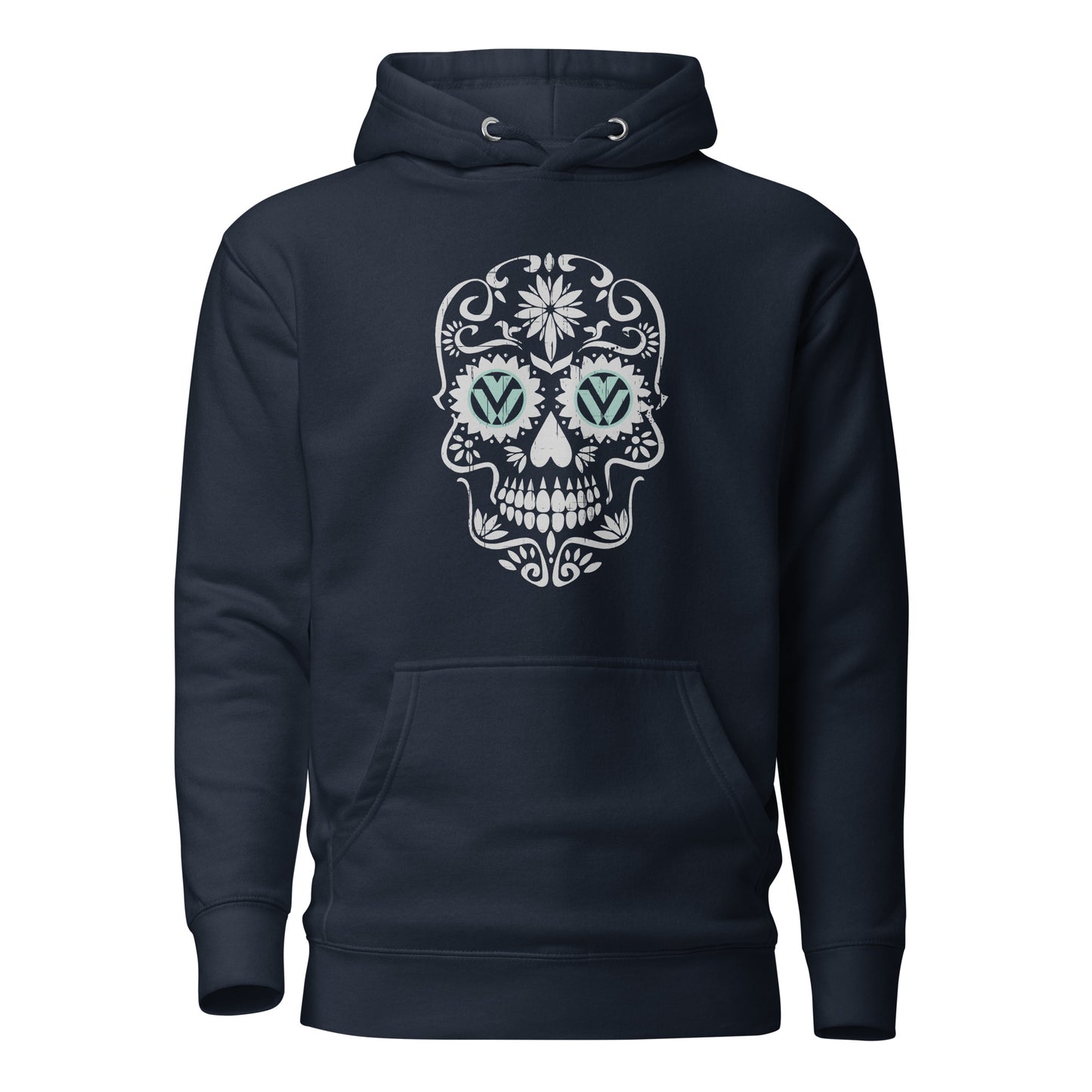 Vanwear Sugar Candy Skull VW Volkswagen Campervan Hoodie