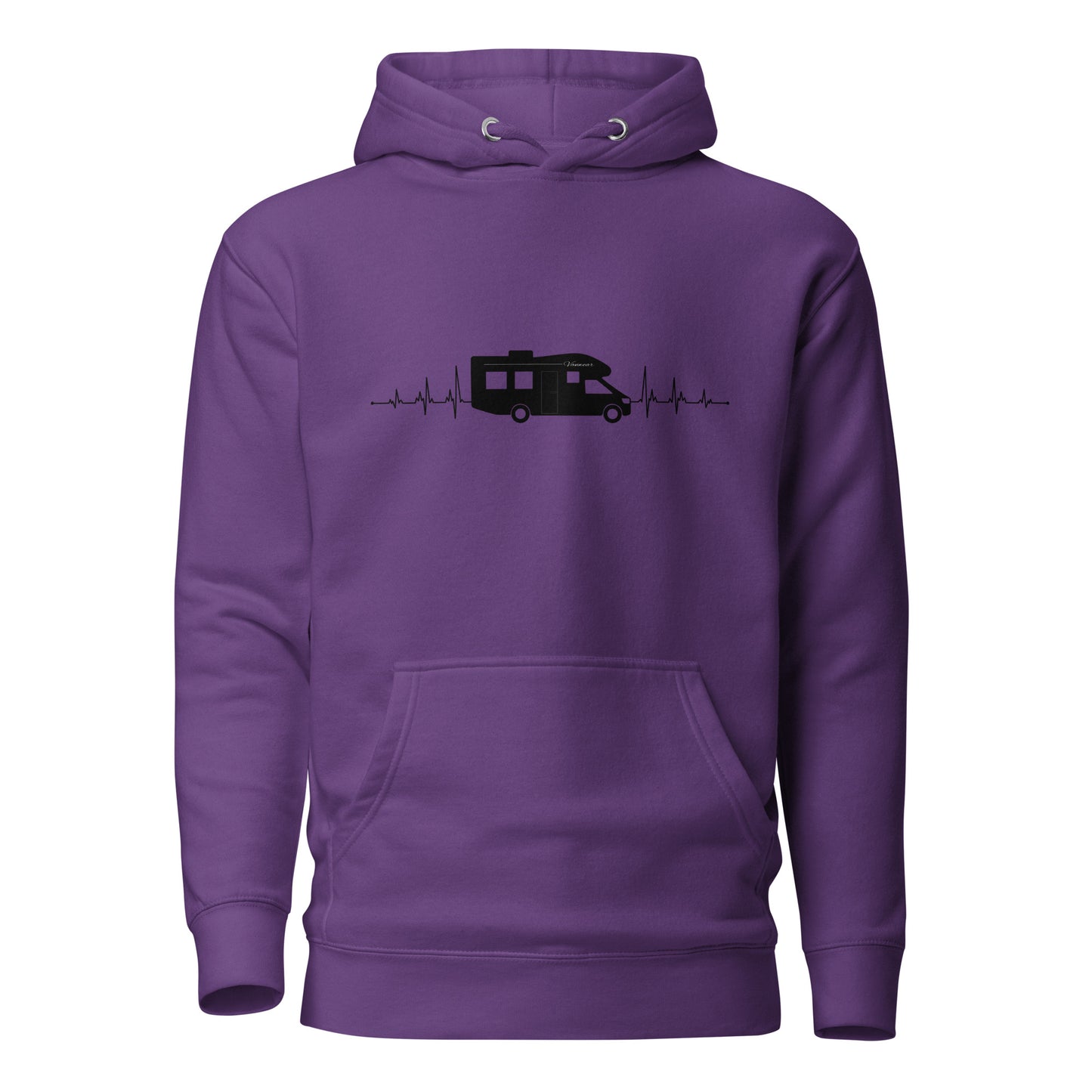 Vanwear Motorhome Heartbeat Unisex Hoodie