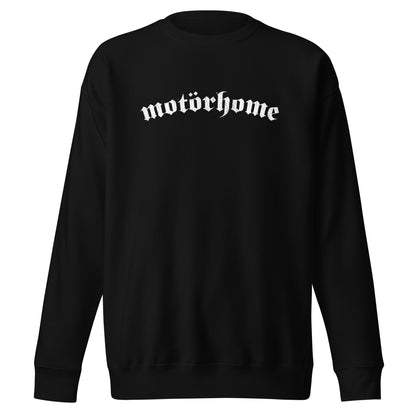 Vanwear Motorhome Sweatshirt - White Mötorhome Writing