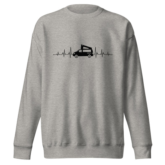 Vanwear Volkswagen VW T5 T6 Heartbeat Campervan Sweatshirt