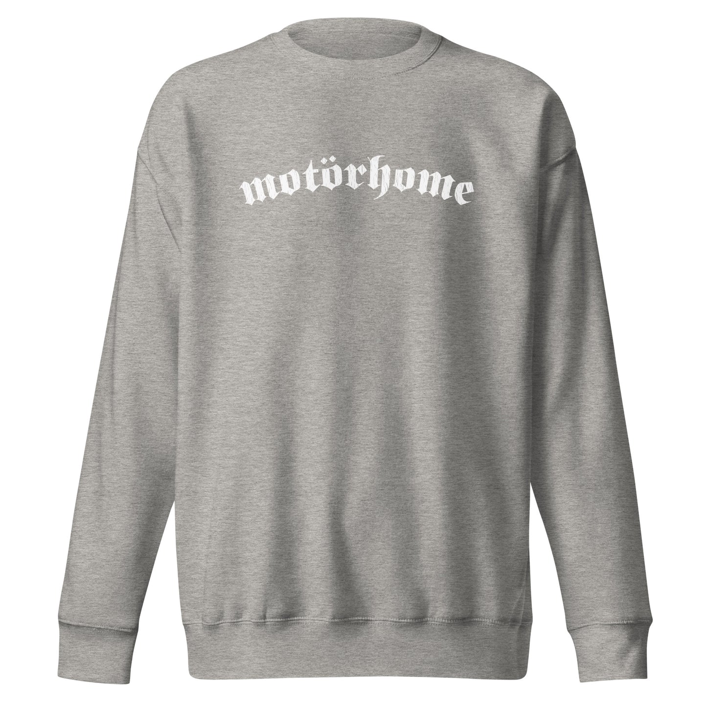 Vanwear Motorhome Sweatshirt - White Mötorhome Writing