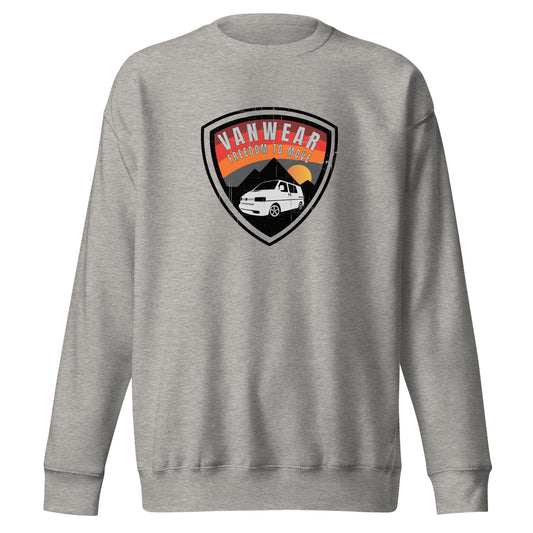 Vanwear Volkswagen VW T4 Campervan Sweatshirt - Explorer Shield