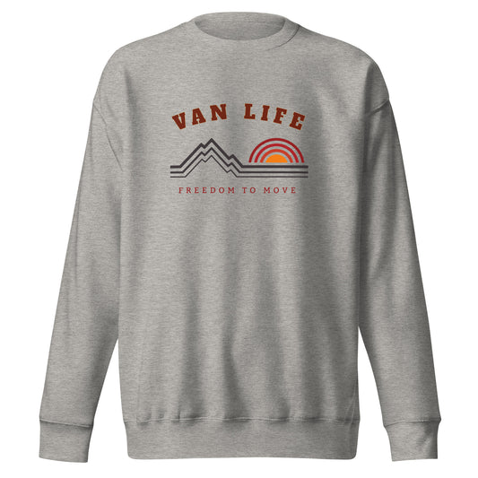 Vanwear Van Life Sweatshirt - Mountain Peaks