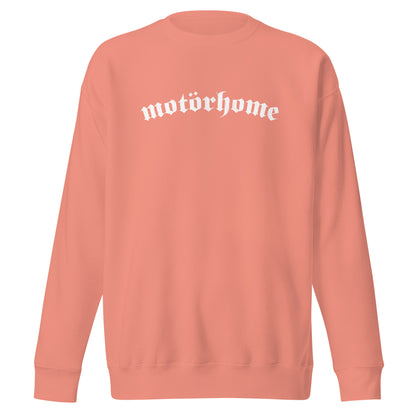 Vanwear Motorhome Sweatshirt - White Mötorhome Writing