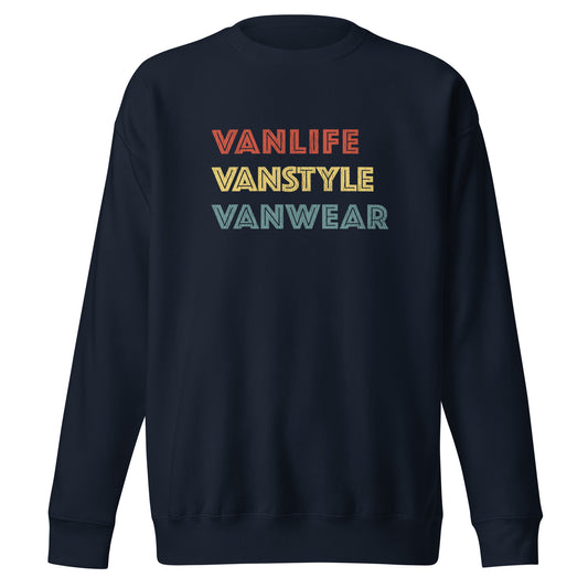 Vanwear Vanlife Authentic Van Life Sweatshirt - Vanstyle!