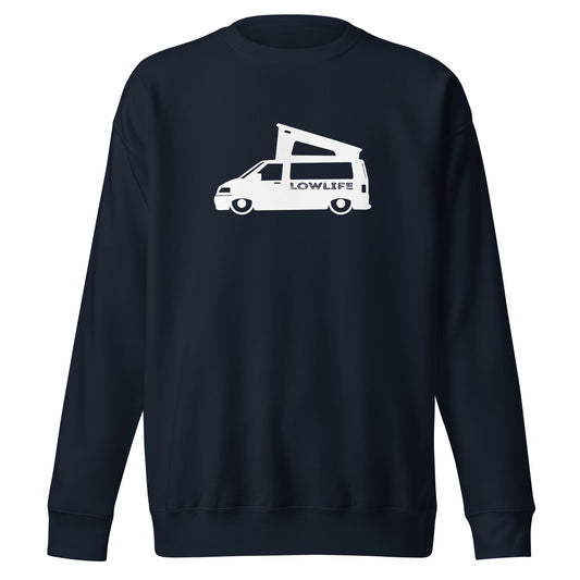 Vanwear Lowered T5 Volkswagen VW Campervan Sweatshirt - Low Life