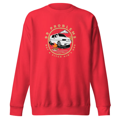 Vanwear 99 Problems Volswagen VW T4 Campervan Sweatshirt - Campfire