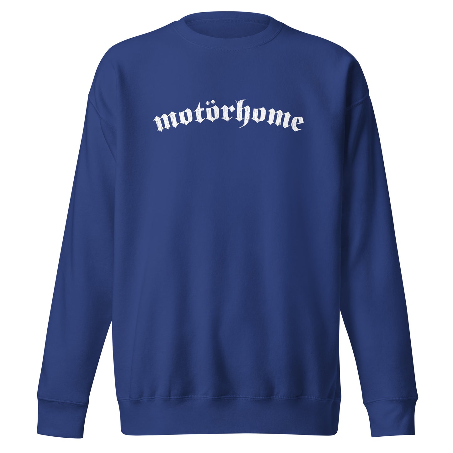 Vanwear Motorhome Sweatshirt - White Mötorhome Writing