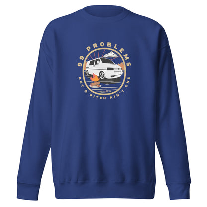 Vanwear 99 Problems Volswagen VW T4 Campervan Sweatshirt - Campfire