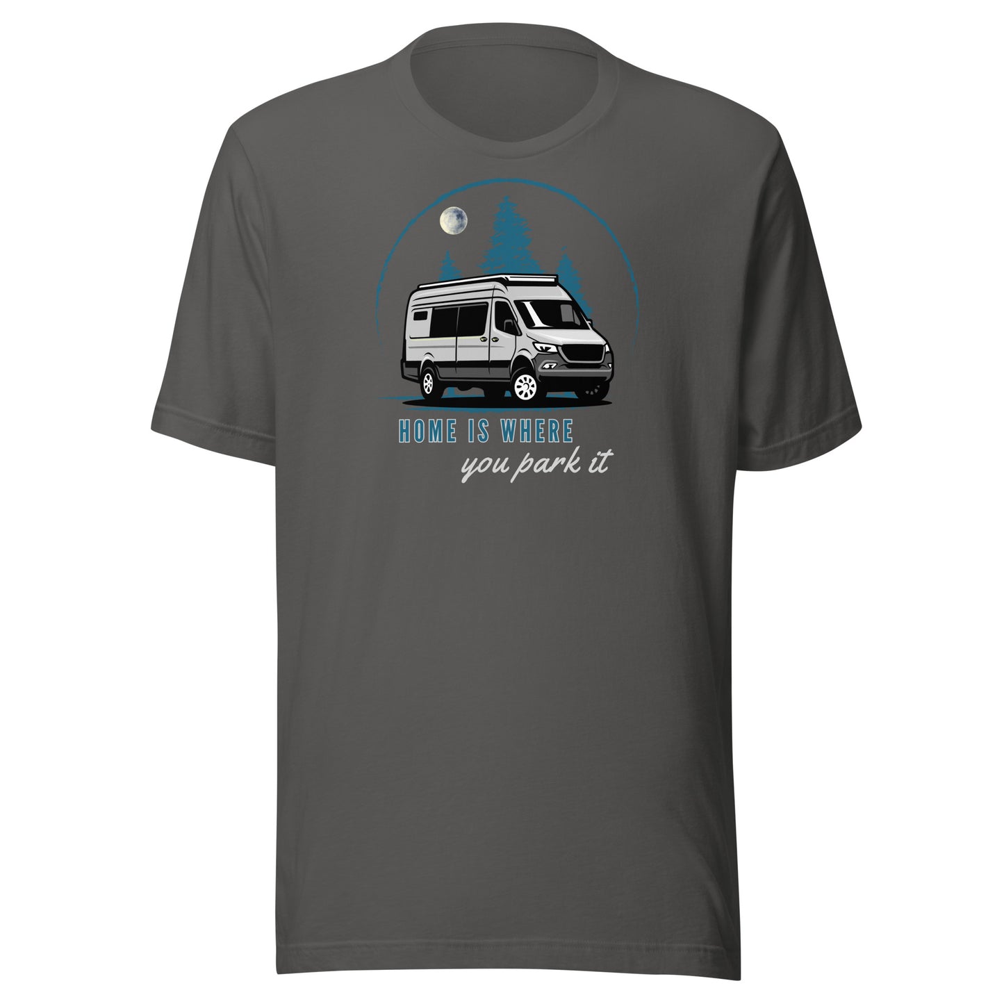 Home is Where You Park it Motorhome Campervan T-Shirt