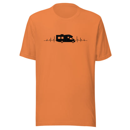 Vanwear Motorhome Heartbeat Unisex T-Shirt