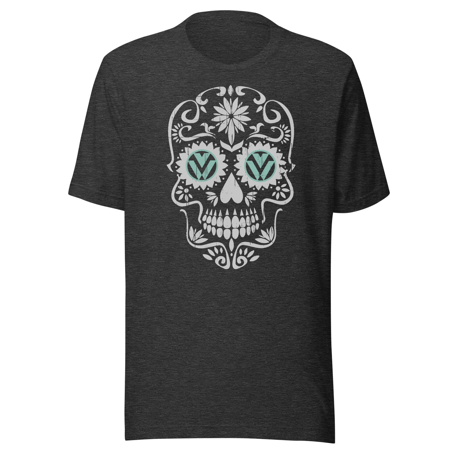 Vanwear Retro Sugar Skull Candy Skull VW T-Shirt