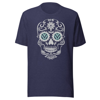 Vanwear Retro Sugar Skull Candy Skull VW T-Shirt