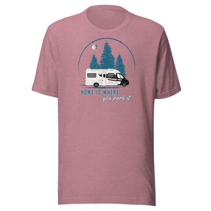 Home is Where You Park it Motorhome T-Shirt