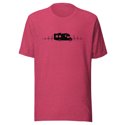 Vanwear Motorhome Heartbeat Unisex T-Shirt