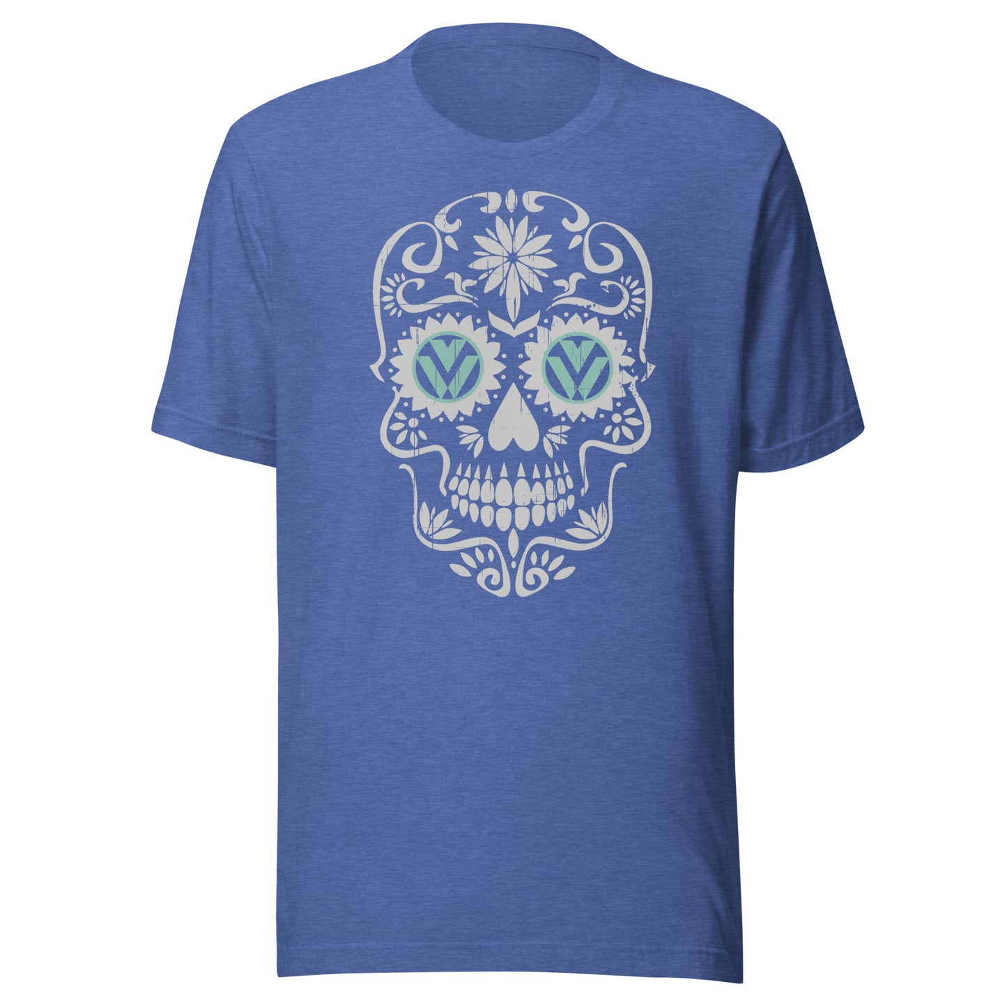 Vanwear Retro Sugar Skull Candy Skull VW T-Shirt