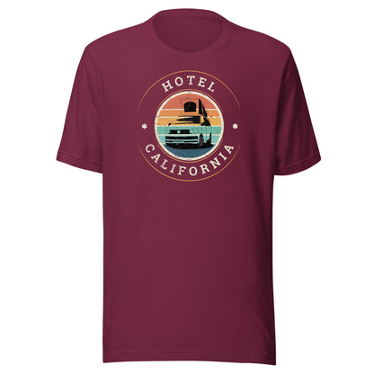 Vanwear Hotel California Unisex VW T6 Campervan T-Shirt