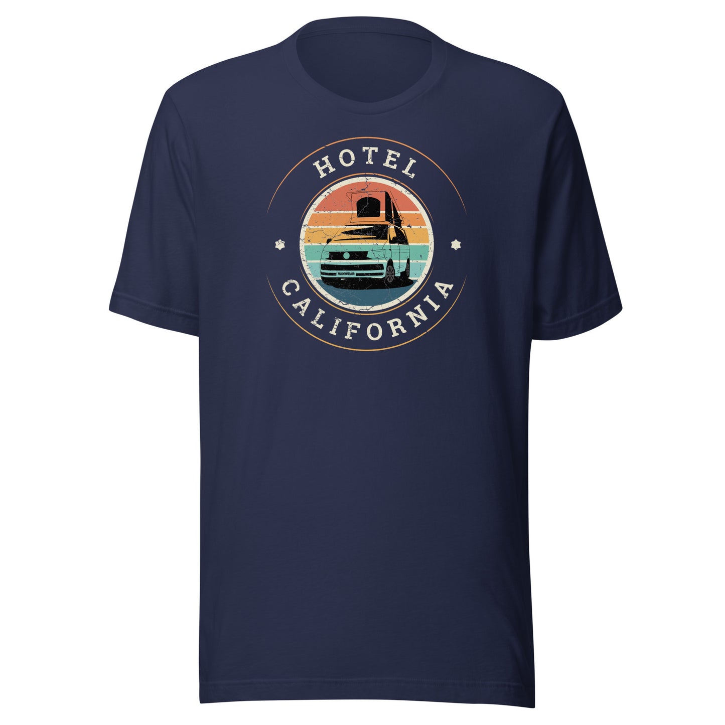 Vanwear Hotel California Unisex VW T6 Campervan T-Shirt