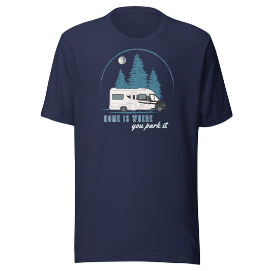 Home is Where You Park it Motorhome Campervan T-Shirt - Bolero