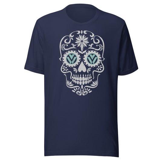 Vanwear Retro Sugar Skull / Candy Skull VW T-Shirt