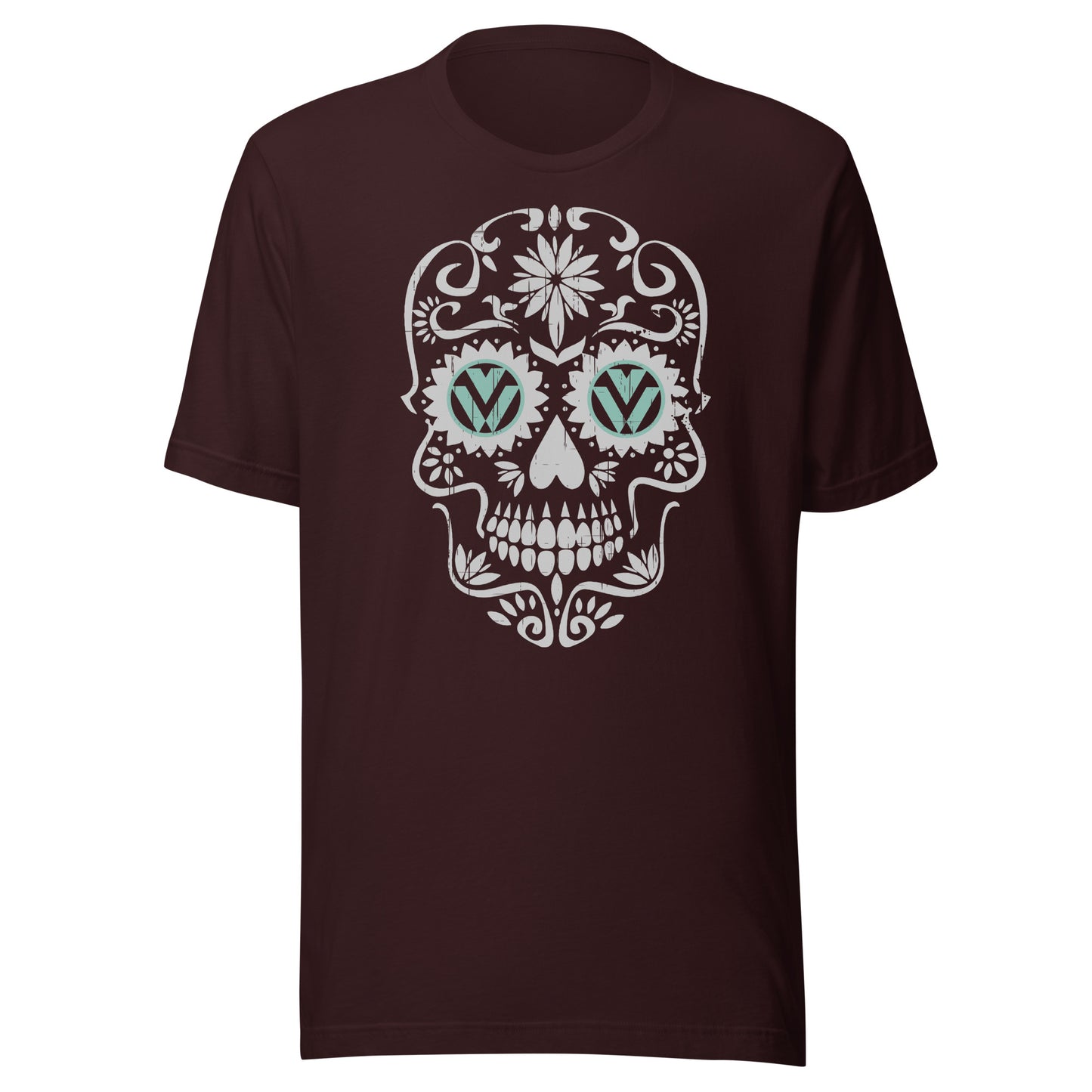 Vanwear Retro Sugar Skull Candy Skull VW T-Shirt