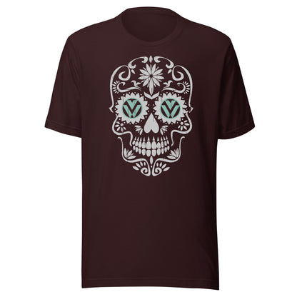 Vanwear Retro Sugar Skull Candy Skull VW T-Shirt