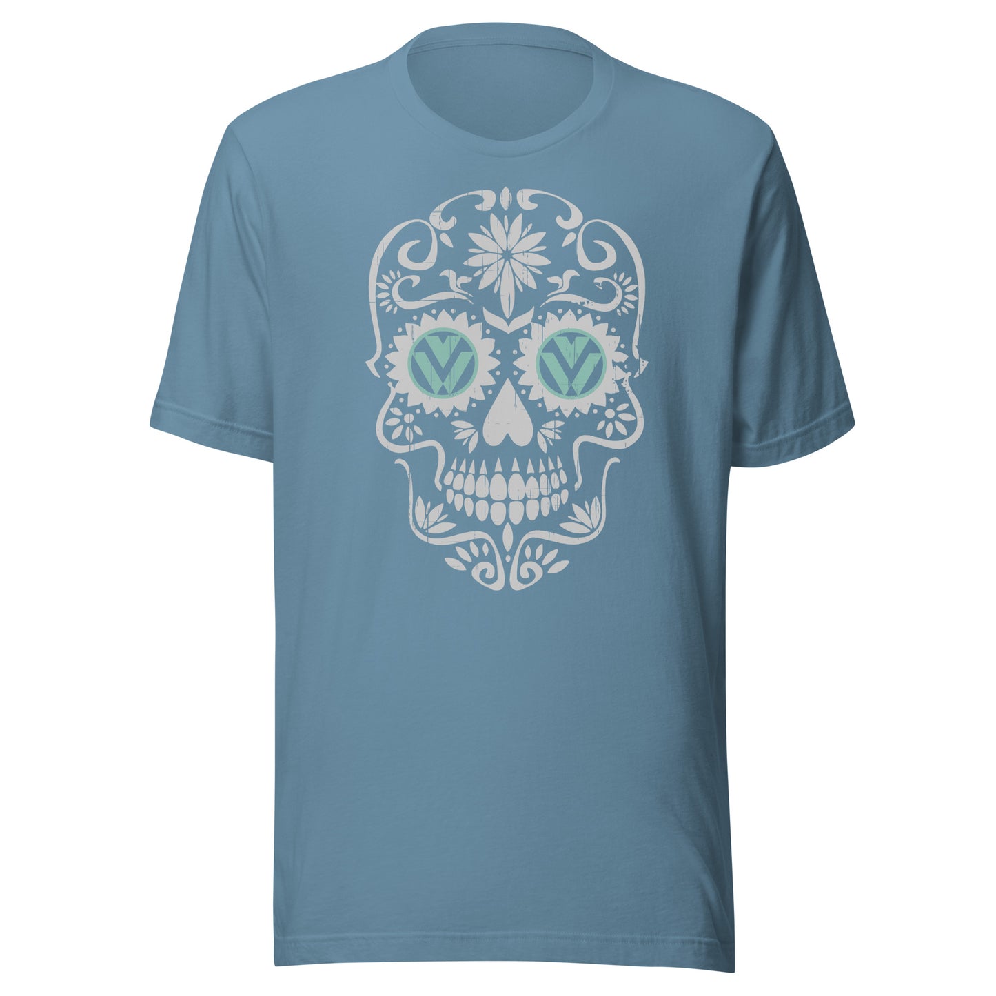 Vanwear Retro Sugar Skull Candy Skull VW T-Shirt