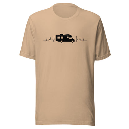 Vanwear Motorhome Heartbeat Unisex T-Shirt